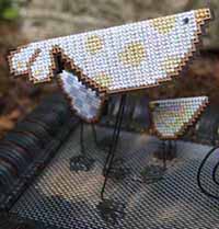 The Flock 8 - Yellow Polka Dot Bird